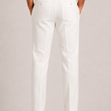 Celvoir | Pantalon En Lin Homme À Double Pli