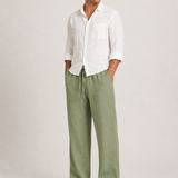 CELVOIR | PANTALON LIN HOMMES