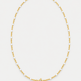 Collier Doré À Pierres Multicolores Pour Hommes