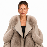 Veste Cintrée À Col Oversize Pour Femmes