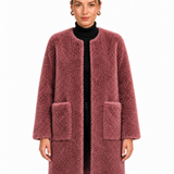 Manteau Long Ouvert À Grandes Poches Pour Femmes