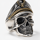 Bague Statement Crâne D’Officier Naval