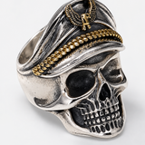 Bague Statement Crâne D’Officier Naval