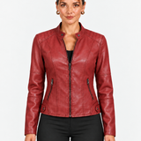 Veste Femme À Col Montant Et Taille Cintrée