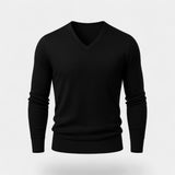 CELVOIR | PULL HOMME COL V MAILLE FINE