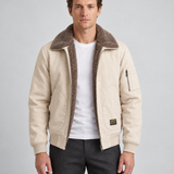 Blouson Aviateur Doublé Sherpa Pour Hommes