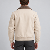 Blouson Aviateur Doublé Sherpa Pour Hommes