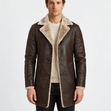 Veste D'Hiver Doublée Sherpa Pour Hommes