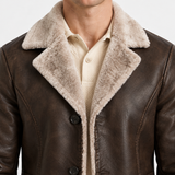 Veste D'Hiver Doublée Sherpa Pour Hommes