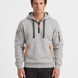 Sweat À Capuche Demi-Zip Pour Hommes