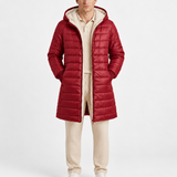 Veste Matelassée À Capuche Doublée Polaire Pour Hommes