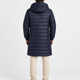 Veste Matelassée À Capuche Doublée Polaire Pour Hommes