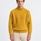 Pull À Col Roulé Côtelé Pour Hommes