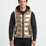 Gilet Matelassé À Capuche Pour Hommes