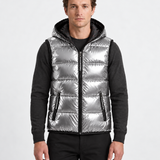 Gilet Matelassé À Capuche Pour Hommes