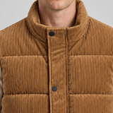 Gilet Matelassé En Velours Côtelé Pour Hommes
