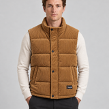 Gilet Matelassé En Velours Côtelé Pour Hommes