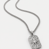 Collier Argenté À Pendentif Ibiza Pour Hommes