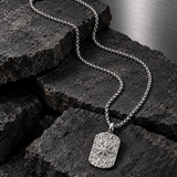 Collier Argenté À Pendentif Ibiza Pour Hommes