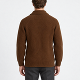 Gilet En Maille À Col Châle Pour Hommes