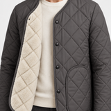 Veste Matelassée Doublée Polaire Pour Hommes