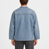 Veste Décontractée En Denim Style Cache-Cœur Pour Hommes