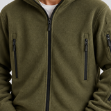 Veste Polaire À Capuche Pour Hommes