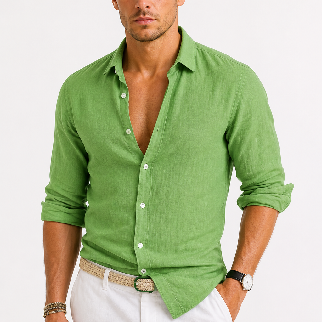 CELVOIR | CHEMISE LIN HOMMES