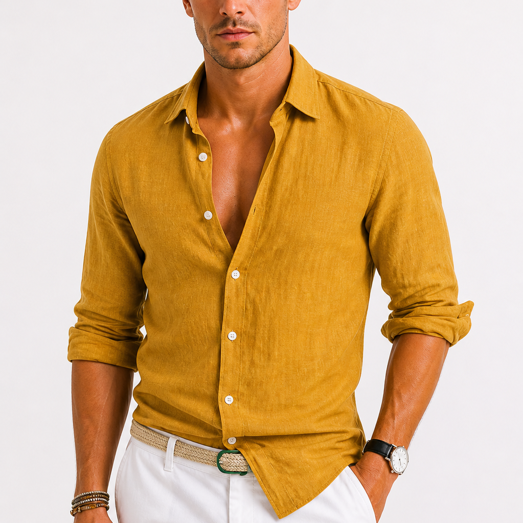 CELVOIR | CHEMISE LIN HOMMES