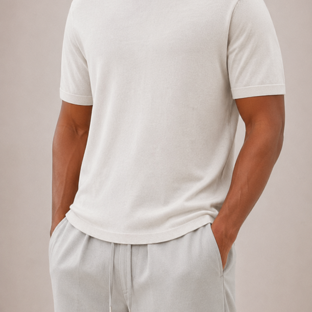 CELVOIR | T-SHIRT COL MONTANT HOMMES