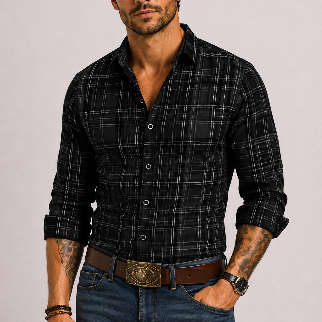 CELVOIR | CHEMISE CARREAUX HOMMES
