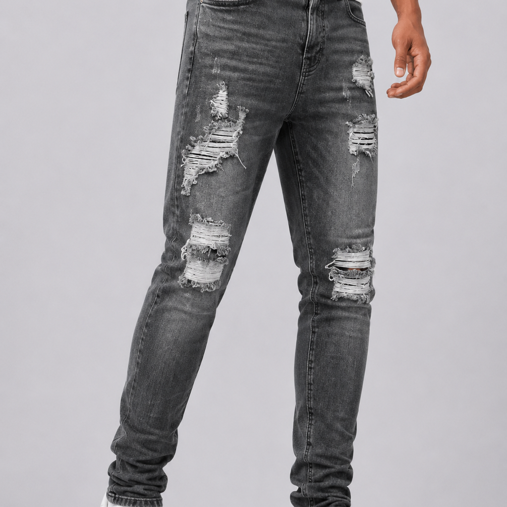 CELVOIR | JEANS SLIM DÉCHIRÉ HOMMES