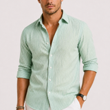 CELVOIR | CHEMISE SLIM RAYÉE HOMMES