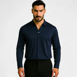 CELVOIR | CHEMISE HOMME COL V MANCHES LONGUES