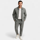 CELVOIR | ENSEMBLE HOMME VESTE ZIPPÉE ET PANTALON SLIM