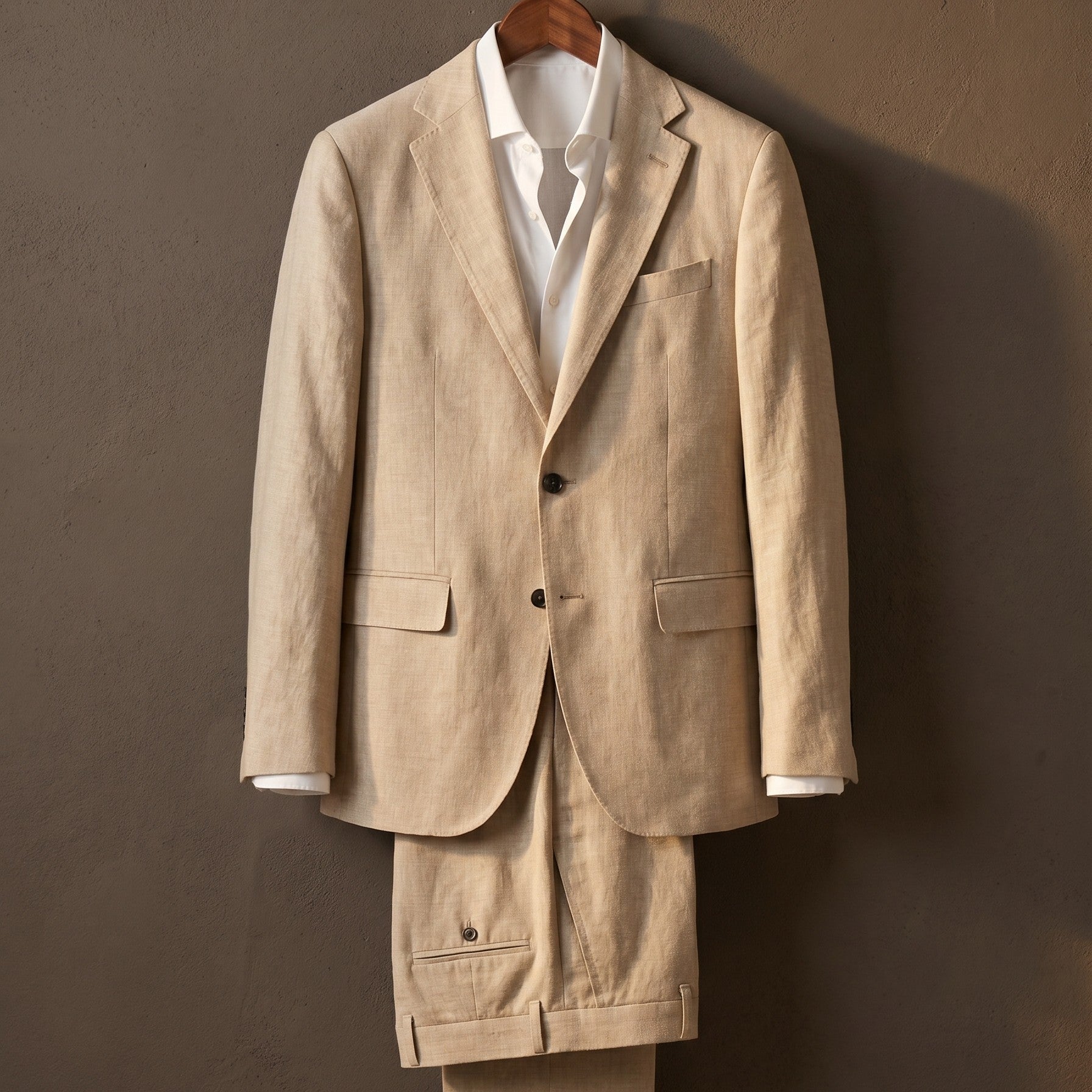 Celvoir | Costume À Revers Avec Pantalon Assorti Pour Hommes