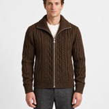 Gilet Zippé En Maille Dense Pour Hommes
