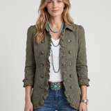 Veste Bohème À Broderie Florale Et Volants Pour Femmes