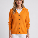 Cardigan En Coton À Boutons Contrastés Pour Femmes