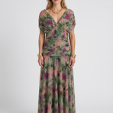 Robe Midi Décontractée À Épaules Dénudées Pour Femmes