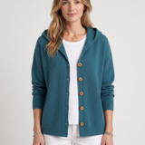 Cardigan Léger À Capuche Et Coupe Fluide Pour Femmes