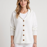 Cardigan Léger À Capuche Et Coupe Fluide Pour Femmes