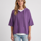 Pull Ample À Capuche Toucher Cachemire Pour Femmes