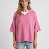 Pull Ample À Capuche Toucher Cachemire Pour Femmes
