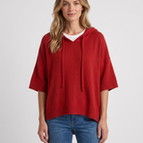 Pull Ample À Capuche Toucher Cachemire Pour Femmes