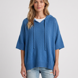 Pull Ample À Capuche Toucher Cachemire Pour Femmes