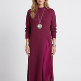 Ensemble Deux Pièces Robe Longue Et Pull En Maille Pour Femmes