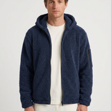 Veste Sherpa Zippée À Capuche Pour Hommes