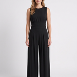 Ensemble Deux Pièces Bambou-Lin À Pantalon Large Pour Femmes