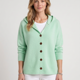 Cardigan Léger À Capuche Et Coupe Fluide Pour Femmes